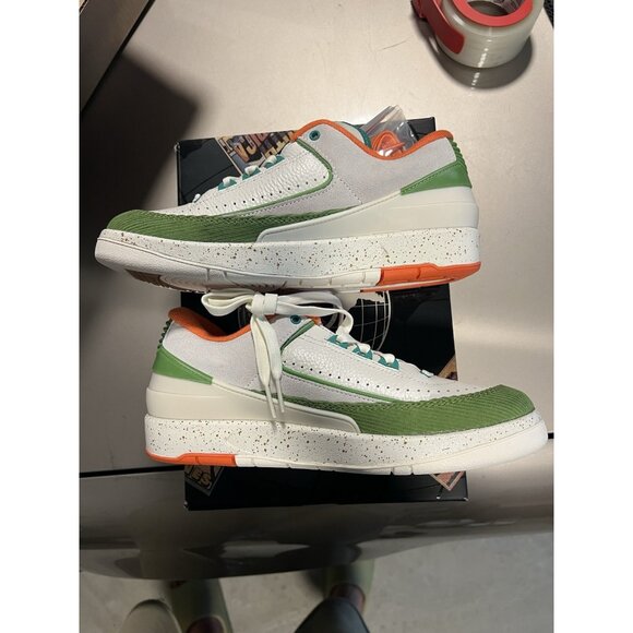 Titan Nike Wmns Air Jordan 2 Retro Low DV6206 183 Size 8.5 US Women | New | Good - Picture 2 of 9